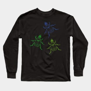 Scarabaeus sacer insects Long Sleeve T-Shirt